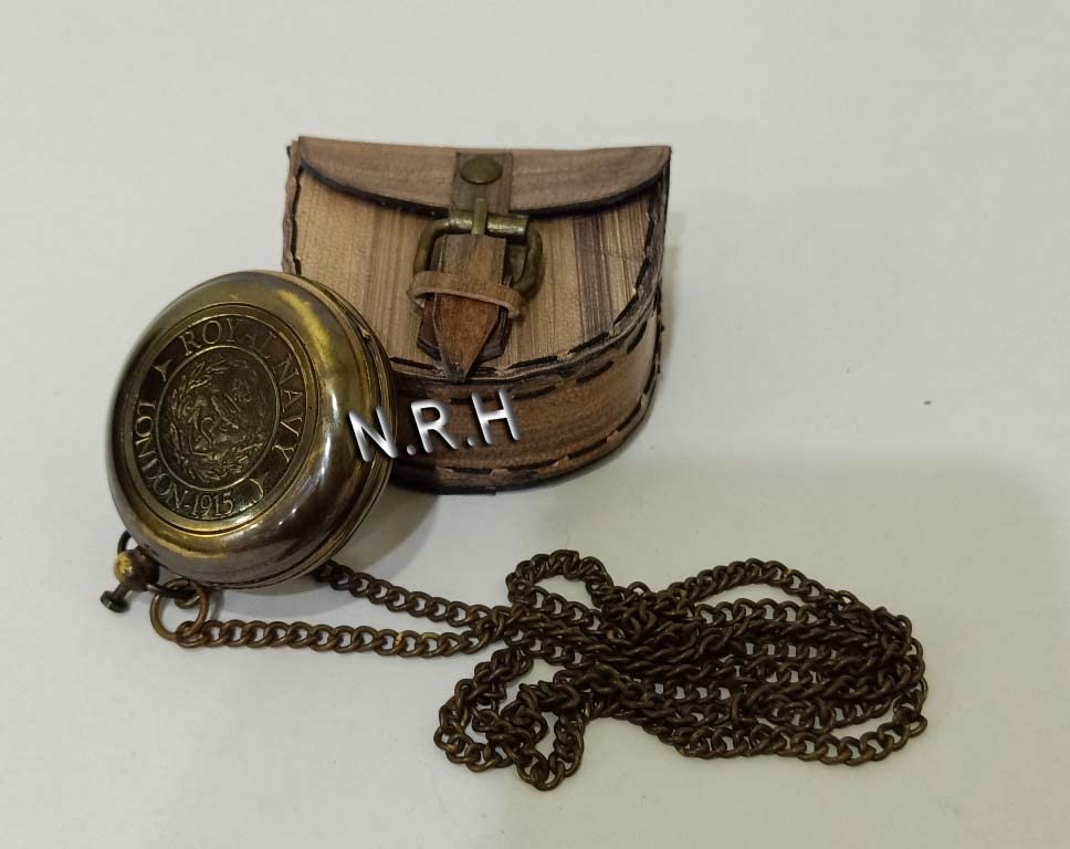 Brújula personalizada de latón con grabado miniatura 6