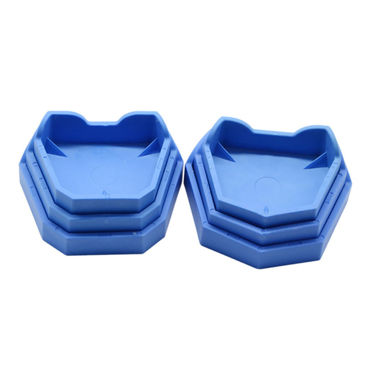 Cabilock 5 set Base In Gesso Per Denti Base Per Modelli In Gesso Stampo Per Base In Silicone Base Per Base In Silicone Strumento Per Dentista Stampo Per Base In Gel Di 6 pezzi*5