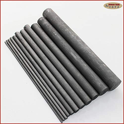 Kamas graphite carbon rod cylinder electrode welding mixing stirring stick melting machined metal thick - (Diameter: 8mm)