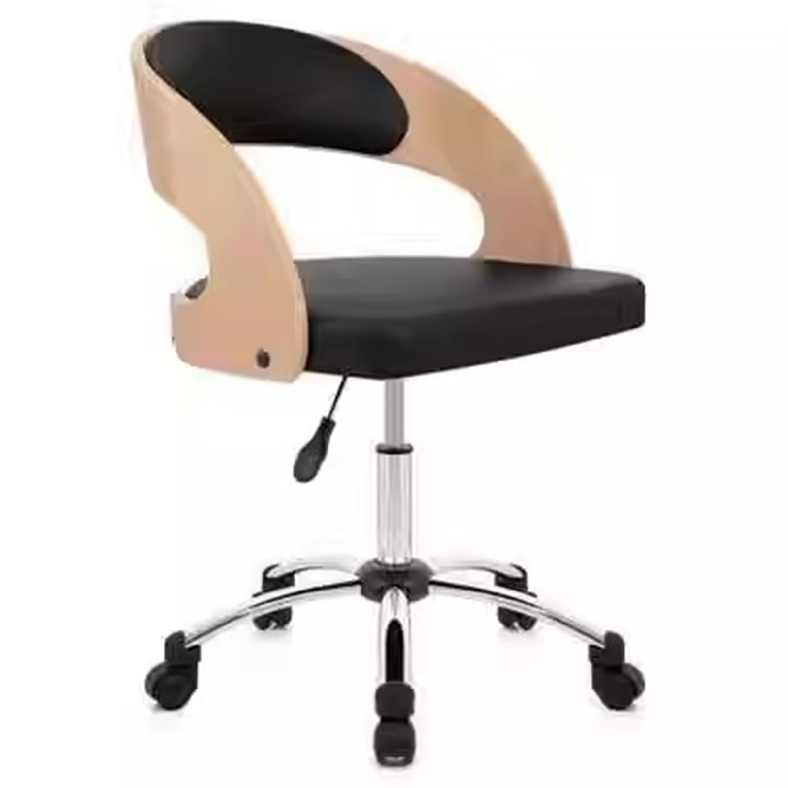 JATIBOSH Office Chair Gaming Chair Computer Chair Ergonomic Lift Transfer Home Computer Chair Swivel Chair Seat Office Chair Living Chair (Color : White/Black)