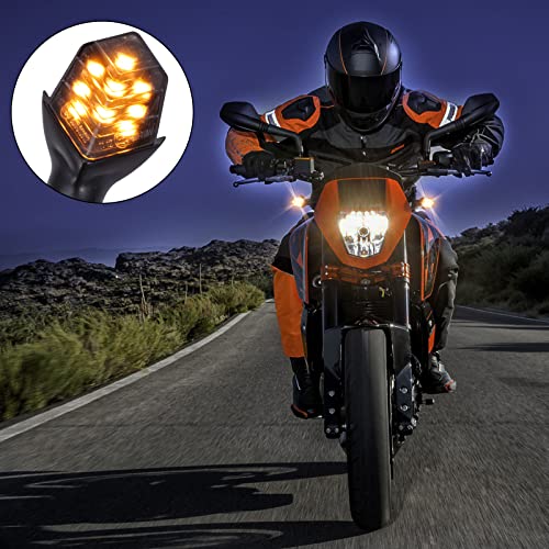 Motorrad Blinker Jmtbno 4x LED E-geprüft Universal vorne hinten