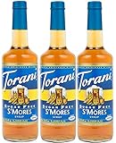 Torani Sugar Free S'mores Flavoring Syrup - 750 ml (3 pack)