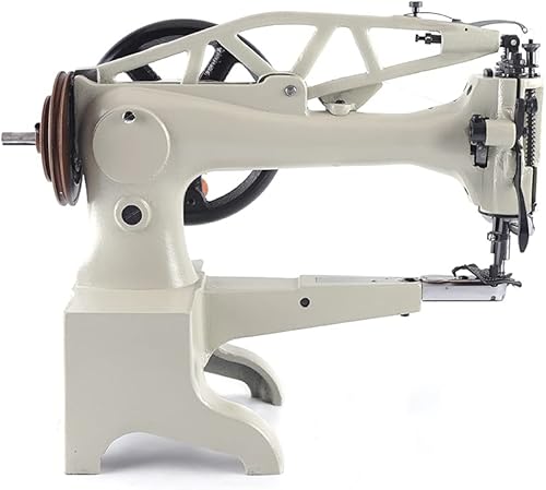 Miniatura 6 de NATICRISI Máquina de coser,Máquina de coser industrial de parche de cuero, Dispositivo de reparación manual de zapatos de mesa resistente, Máquina