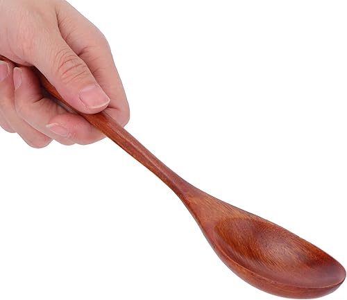 Miniatura 6 de Juego de cubiertos de madera Cuchara Tenedor Cuchillo Cubiertos de Madera Vajilla Vajilla Portátil con Bolsa