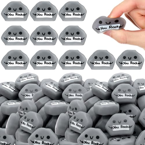 Thenshop 50 Pcs You Rock Stone Relief Favor Gifts