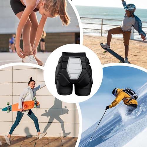 Manta de glúteos acolchada con absorción de impactos para skateboard 4
