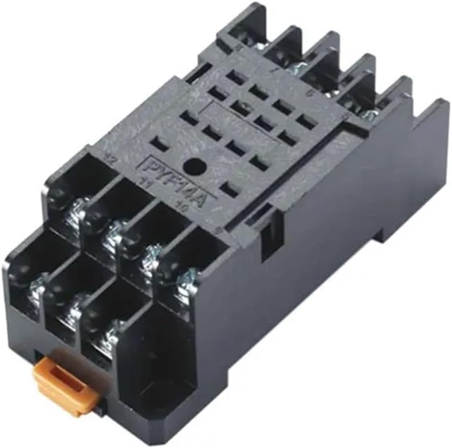 1 Pc H3Y-4 Small Time Delay Relay DC12 24V 14Pin Electricity Delay Type Power-on Delay Rotary Knob 1S/5S/10S/30S/60S/5M/10M/30M(0-5minutes DC24V)