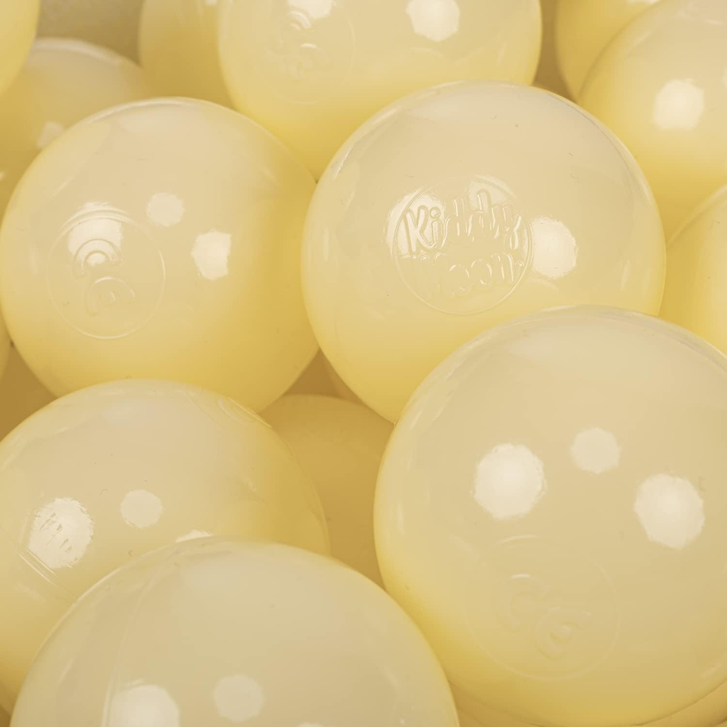 KiddyMoon Soft Plastic Play Balls Single Color Only