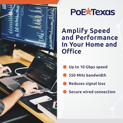 Cable Ethernet Cat 6 PoE Texas 7 pies 10 unidades azul miniatura 6