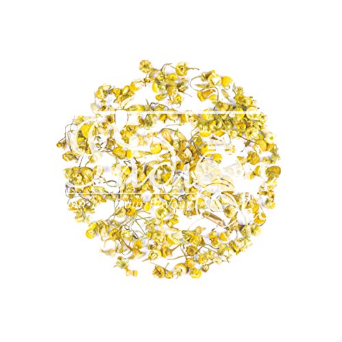 Image of The Indian Chai - Organic Chamomile Tea 200g | Helps with Immunity, Sleep, Stress & Anxiety | Caffeine Free Herbal Tea | Loose Camomile Flowers
