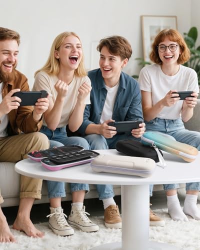 Funda para Nintendo Switch 2 protectora anticaídas con compartimento para 10 juegos 7