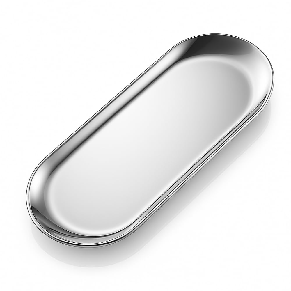 Amazon.co.jp: Chicer キャッシュトレイ ステンレス製 おしゃれ コイン