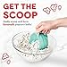 Dash Popcorn Ball Maker Set - Reusable Popcorn Ball Molds for Creative Homemade Treats - BPA-Free & Dishwasher Safe - Multicolor, 4-Pack