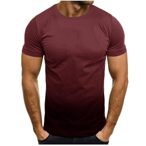 Big & Tall Hawaiian Men’s T-Shirt, Gradient Short Sleeve, 2X