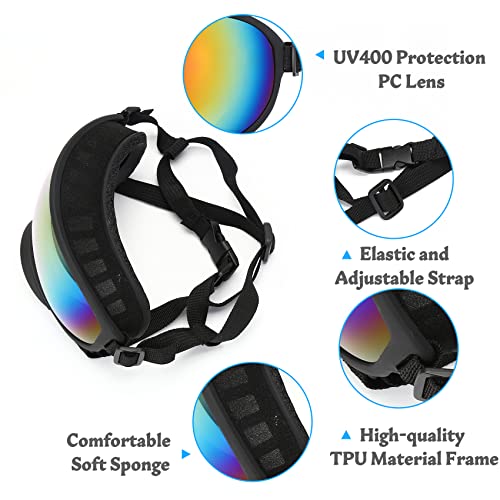 Dog Sunglasses Large Dog Sunglasses Dog Goggles Uv Protection Pet Glasses with Adjustable Strap for Large and Medium Dog  Cucciolini Doodles Dog sunglasses large dog sunglasses dog goggles uv protection pet glasses with adjustable strap for large and medium dog   cucciolini doodles