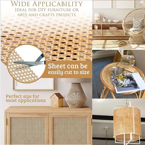 Viennese Wicker, Chest of Drawers, Wicker Wicker, Natural, Sold by the Metre, Viennese Wicker, 200 x 35 cm - Image 4