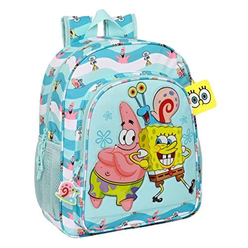 Safta Bob Esponja Stay Positive 15L 32x44x14 Cm 612291640 Backpack One Size
