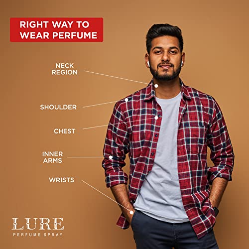 Image of LURE Perfume Spray for Men | Fresh Scent | Luxury Perfume | Premium perfume | Body spray Deep Freshness (50ml) | Long Lasting Fragrance | Perfect For Everyday Use | Luxury & Distinction |