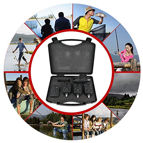 Alarma de picada de pesca sensor electrónico con luz sonora para caña 8