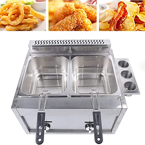 Commercial Deep Fryers Double-Cylinder