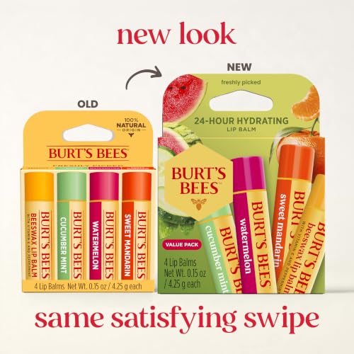 Burt's Bees Lip Balm Set, Freshly Picked, 0.15 oz., 4 Tubes - image 2