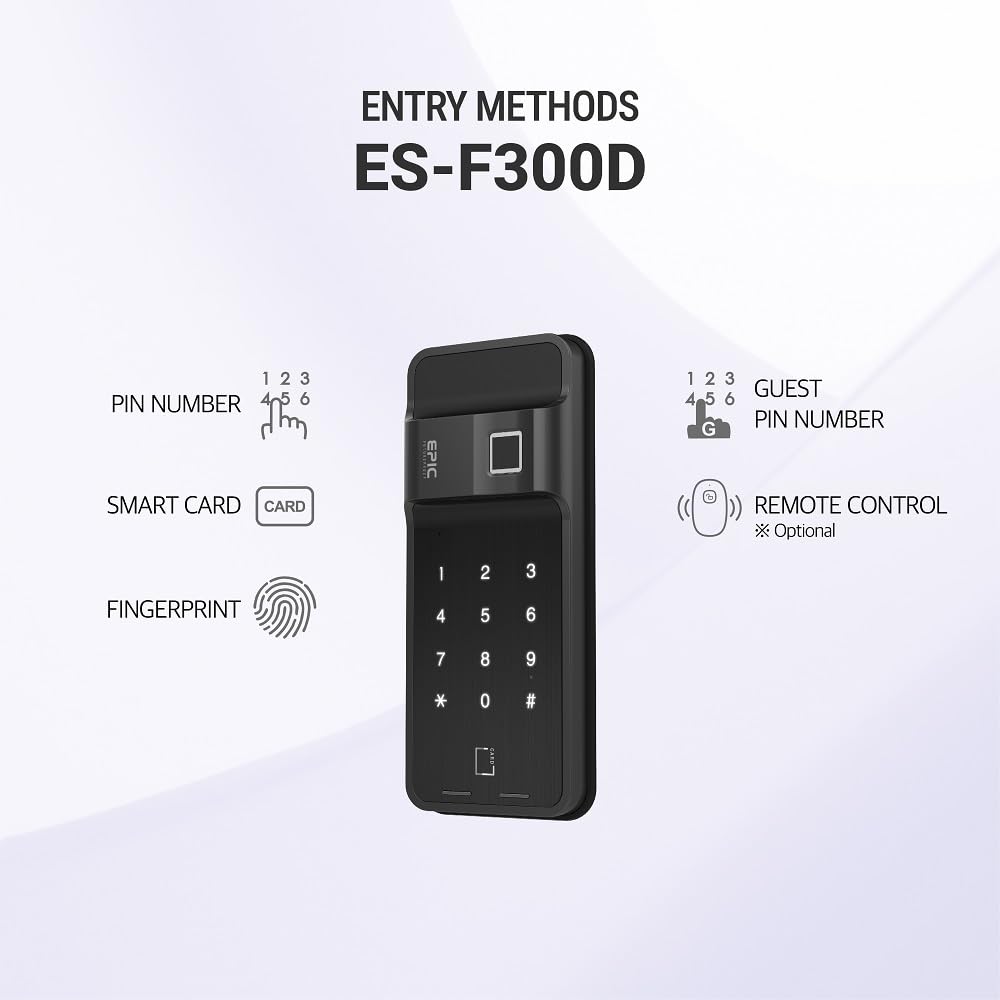 中古　EPIC  電子錠 ES-F300D 開き戸用 EPJP-F300D Epic ES-F300D Smart Keyless Electronic Front Door Digital Door