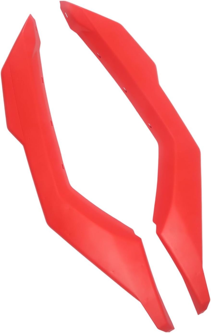 Right Fender Deflector For Can-Am X3 MAX, Red Plastic Rear Fender Deflector Kit for Can Am Maverick X3 XDS XRS MAX Turbo R 2017-2024 (2PCS,Replace #705009511,705009512)
