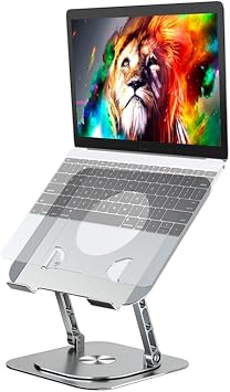 360 D nebilen Tabanl  Ayarlanabilir Diz st  Bilgisayar Stand  MacBook Pro/Air Notebook ile Uyumlu 17  n e Kadar G m  G m