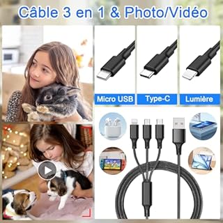 Mobile Power Bank avec Caméra, Caméra Cachée Espion HD 1080P, Mini Caméras Espion Invisible 5000mAh, Micro Camera de Surveillance Spy cam avec Vision Nocturne pour la Maison, Le Bureau, etc.