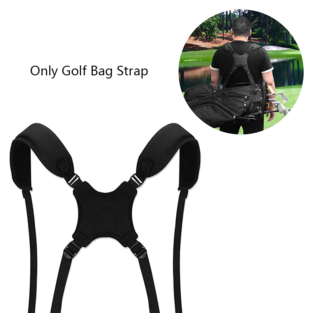 Tracolla per borsa da golf, tracolla regolabile impermeabile e regolabile, tracolla universale per zaino da golf