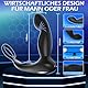 APP Analvibratoren für Mann Prostata Stimulation Männer mit Penisring 9 Schwungmodi & Rollkugeln-Stoßfunktion 9 Vibrationen Analplug für männer Sex Spielzeug für die Männer Anal Vibrator Anal dildo