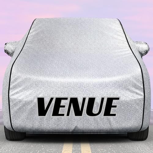 Image of Kings of Cover New Silver 100% Waterproof Venue Car Cover | Polyester Car Body Cover for Rain & Sun | UV Protection, Dustproof, Scratch Resistant, Windproof, Heat Resistant, Custom Fit
