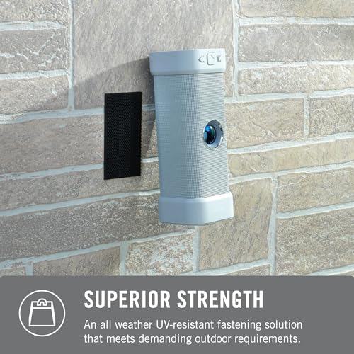 VELCRO Brand Extreme Outdoor Double Sided Mounting Tape Holds up to 15 Pounds on Brick or Other Rough Surfaces UV and Weather Resistant 14Ft Heavy Duty Roll by VELCRO Brand - Image 5