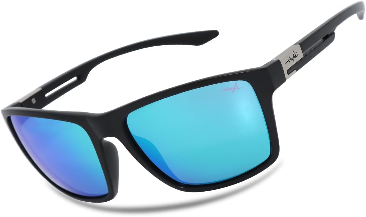 INFI Fishing Polarized Sunglasses for Men Driving Running Golf Sports Glasses Square UV Protection Designer Style Unisex