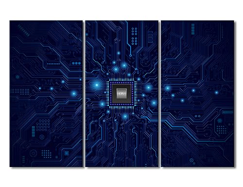 Canvas Art Technology Digital Art Canvas Wall Art for Living