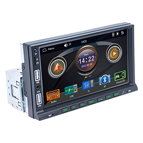 Reakosound Radio1 DIN 7 Pulgadas 1080P Radio de Coche con Pantalla Táctil...