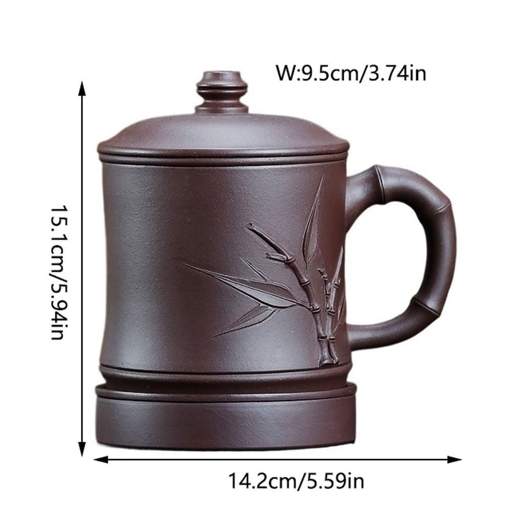 Kubki Matcha osobowość twórcza kubek na wodę fioletowy piasek kubek ręcznie robiony męski 500 ml Biuro Herbata zaparzacz kubek do herbaty zestaw do zaparzania herbaty kubek