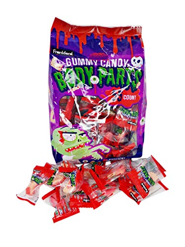 Frankford Halloween Gummy Candy Body Parts, 55 Count Bag Frankford Halloween Gummy Candy Body Parts, 55 Count Bag