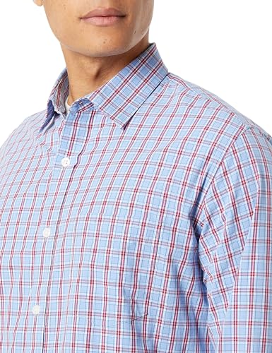 Image of Amazon Essentials Men's Regular-Fit Long-Sleeve Casual Poplin Shirt, Button Front, Business Casual, Collared