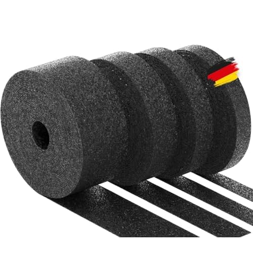 BAUHELD Terrassenpads Rolle 10m x 50mm x 6mm Antirutsch Bautenschutzmatte