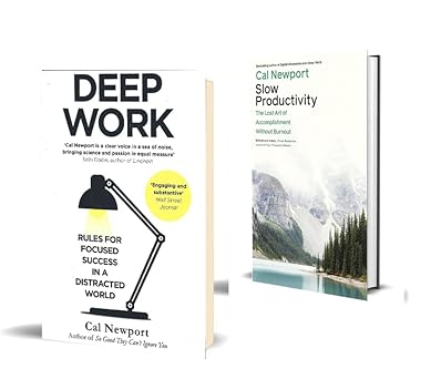 DEEP WORK + SLOW PRODUCTIVITY (CAL NEWPORT COMBO) New Readers Edition by Aurelyn Press