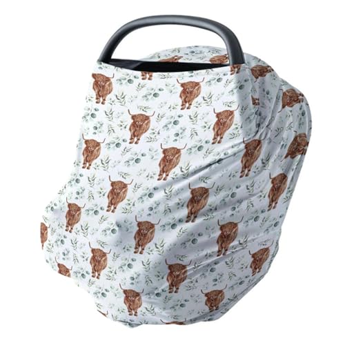 Highland Cow 5-in-1 Car Seat Cover