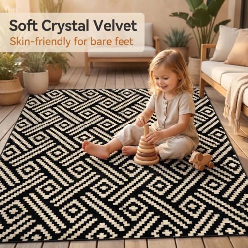 Tapis de terrasse géométrique haut de gamme pour aménagement de véranda - 4