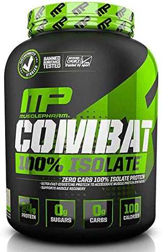 MusclePharm Combat 100% Isolate Chocolate MILK FLAVOR, 5 lbs.