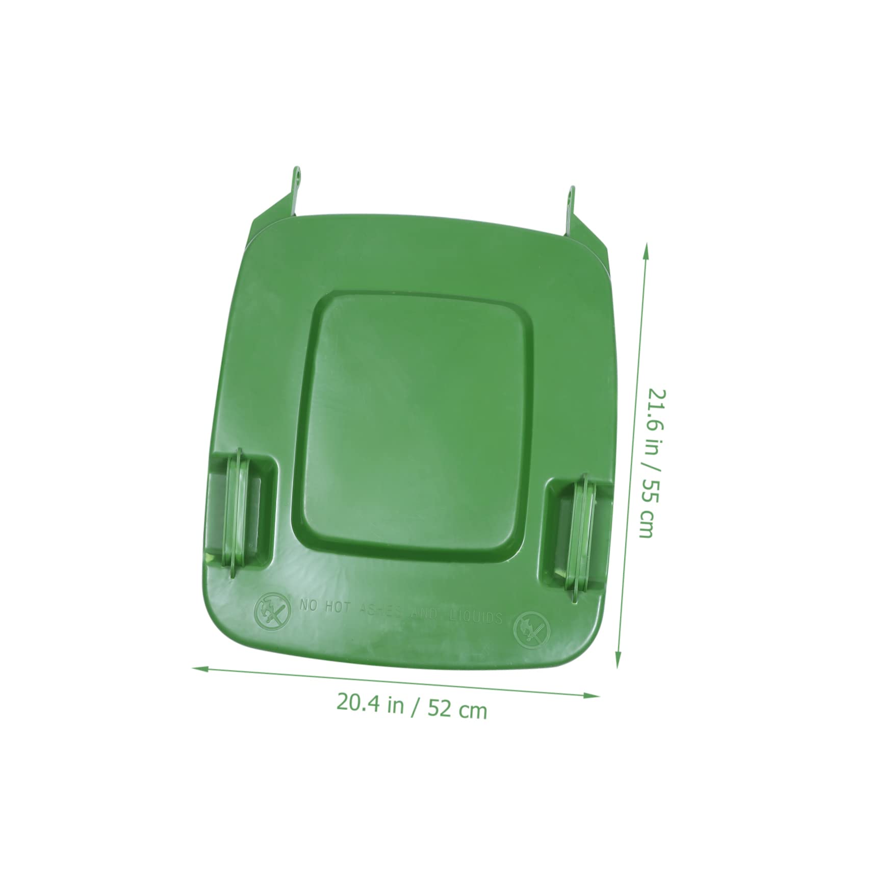 KICHOUSE 1Pc Plastic Garbage Can Lid Waste Bin Cover Accessory for Water Protection and Space Efficient Storage Replacement for Damaged Trash Can Lids