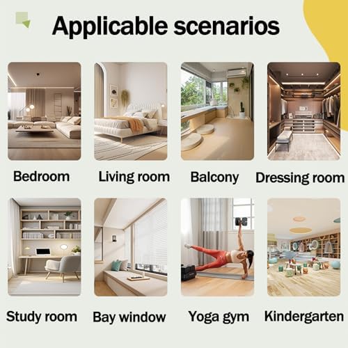 10PCS 24x24in Interlocking Foam Floor Mat Tiles, Non-Slip EVA Carpet for Kindergarten, Living Room & Balcony, Cuttable Cotton Linen Design, White (60x60x1cm)