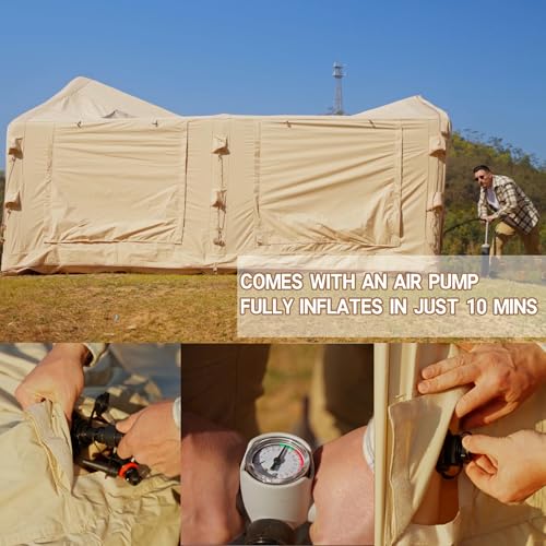 Carpa Inflable Grande para Camping para 8 Personas miniatura 3