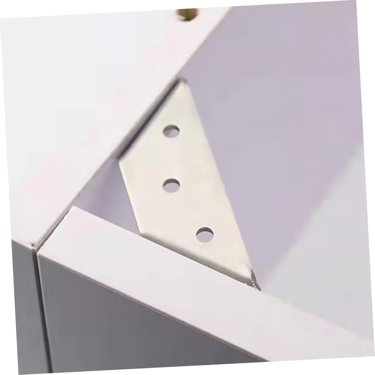 OUNONA 10pcs Stainless Steel Corner Code Braces Brackets Corner Bracket Corner Connectors for Wood Corner Braces Stainless Steel Furniture Corner Connectors Angle Brackets Universal Shelf