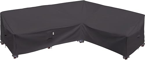 Miniatura 10 de Funda de sofá modular resistente para exteriores, funda impermeable 600D para sofá modular de patio, protector de muebles de patio