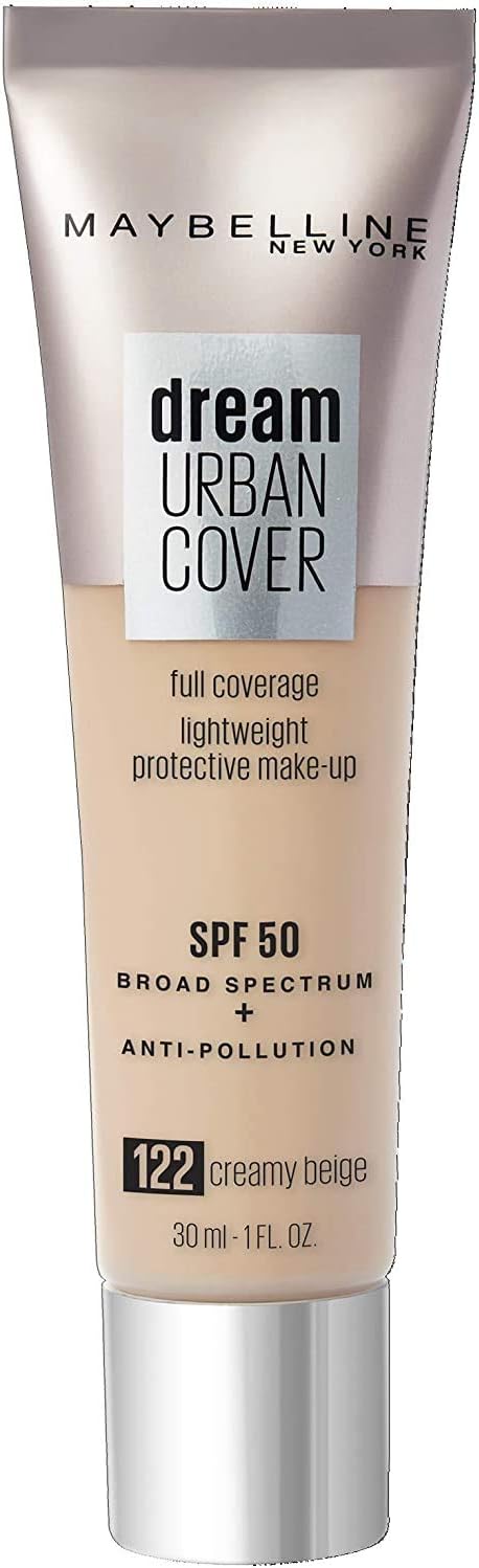 Maybelline Dream Urban Cover All-In-One Protective Makeup SPF 50 122 Creamy Beige